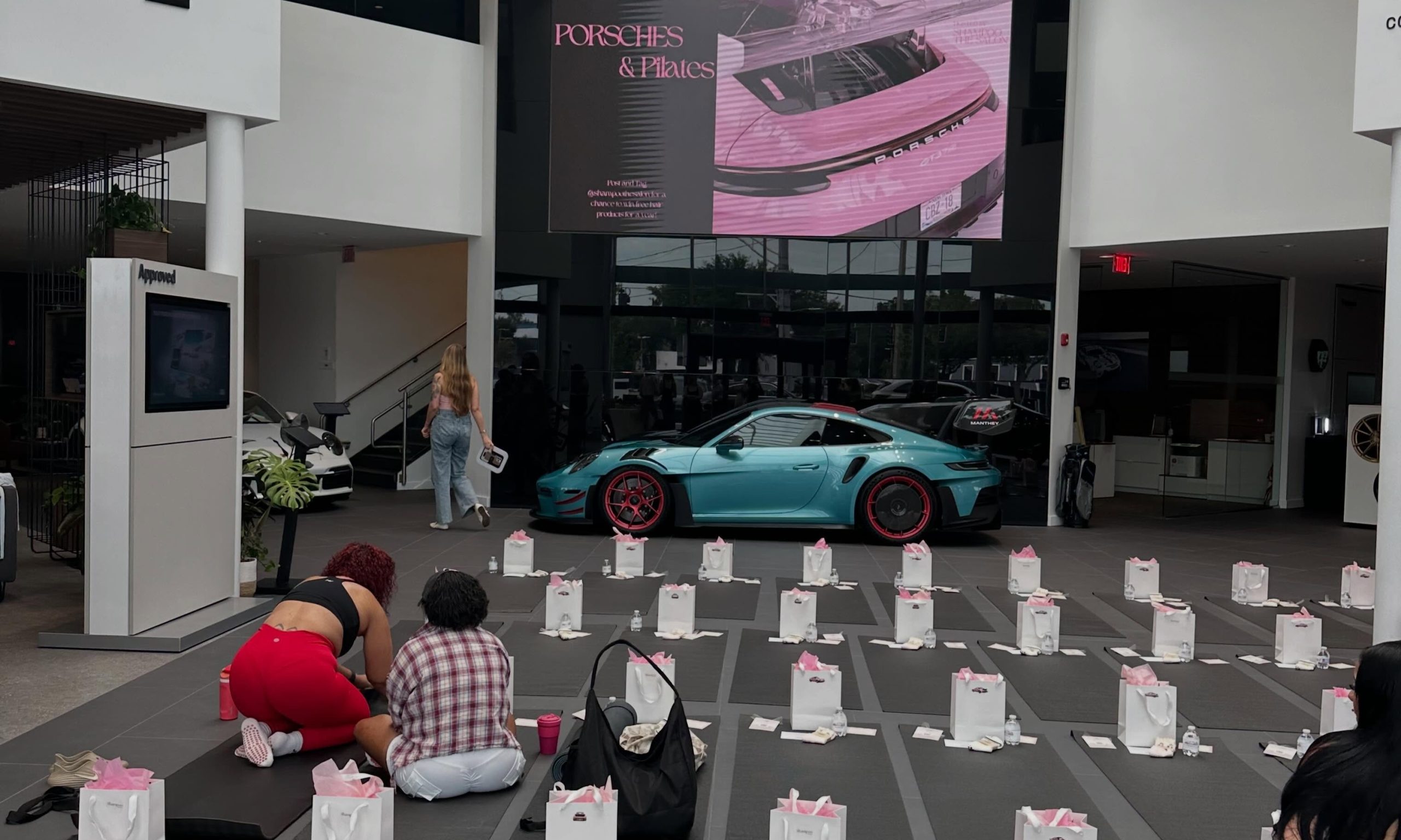 Porsches and Pilates women wellness event Central Florida